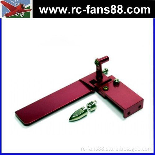 RC Ship 75mm Red Aluminium Cooling Boat Rudder
